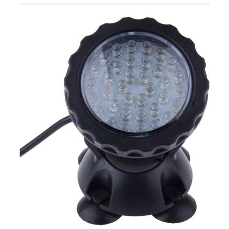 Pair Lumière d'étang submersible 36 LED spot à changement de couleur pour aquarium d'eau jardin étang piscine réservoir de poissons