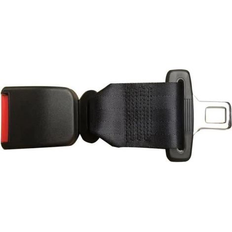 Universal Seat Belt Extender - Unspecified Type - 1 Piece - Durable - Black - 20 cm (1/3)