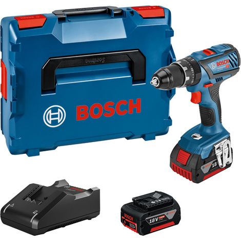 Perceuse visseuse sans-fil BOSCH PROFESSIONAL GSB 18V-28 2 batteries 4,0Ah, chargeur GAL 18V40, coffret L-Case (1/5)