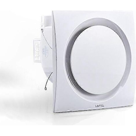 10-Zoll-Deckenventilator, 30 W, ideal für Bad, Küche, Dachboden, Garage, Fenster, 228 mm Ausschnitt, leistungsstarke Luftabsaugung (1/5)