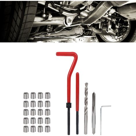 Kit de 25 inserts de réparation de filetage M5 avec boîte en plastique transparent pour machines de traitement (1/5)