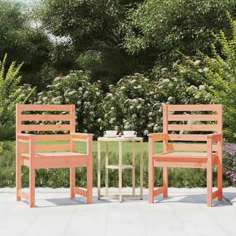 Chaises/Fauteuils de jardin 2 pcs 60x48x91 cm bois massif de douglas -TF30492 (1/5)
