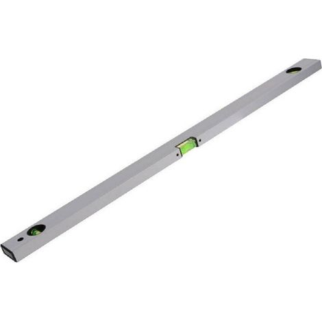 Trade Shop - Livella Metrica A Bolla Magnetica In Alluminio 80 100 Cm Con Metro 3 Bolle -     -100 Cm  -