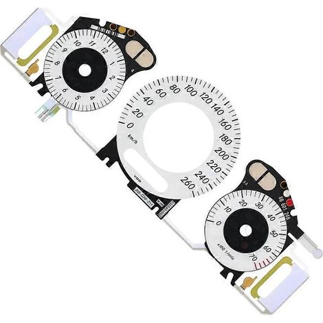 Instrumentenanzeige mit cooler EL-Hintergrundbeleuchtung für Mercedes-Benz E-Klasse W211 C219 W209 (2002–2010), 260 km/h, 7000 U/min, A2115402148, 2115405948 (1/5)
