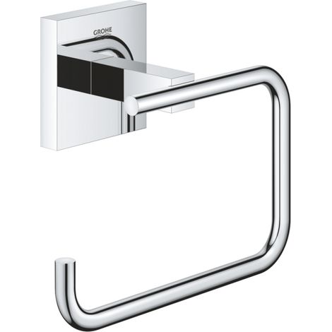 GROHE QuickFix - Start Cube - Dispensador de papel de pared - Acabado cromado 40978000 (atornillado o encolado)