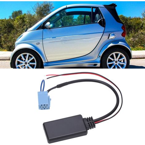 Kabelloser Bluetooth-Audiokabeladapter mit 8-poligem MINI-ISO-AUX-Eingang für Smart Fortwo 450 MP3-Autoradio (1/5)