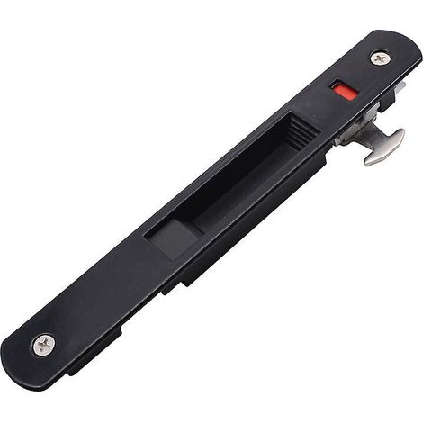 Verrou de porte coulissante à crochet, verrou de porte coulissante, quincaillerie de verrouillage à loquet simple en acier inoxydable pour porte coulissante en verre (hy)