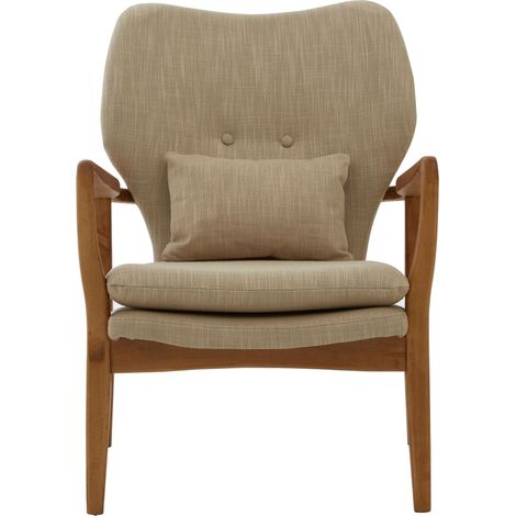 Premier Housewares Beige Stockholm Chair (1/5)