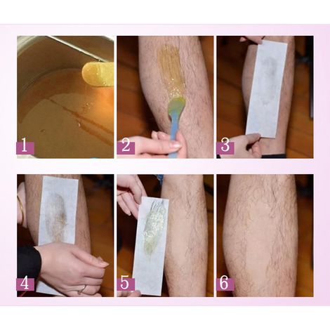 100 Bandes Épilatoires Non Tissées pour Épilation à la Cire, Rouleaux de Papier à Épiler pour Corps et Visage (1/4)