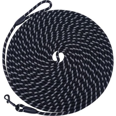 Laisse longue réfléchissante pour chats 15,2 m. Longue durée de vie. Laisse sûre pour chatons, chiots, lapins et petits animaux. (1/4)