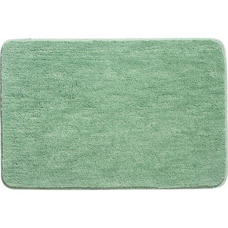 Tapis de Bain, Antidérapant Tapis Salle de Bain Épaissi Tapis Sortie de Douche Absorbant Tapis de Sol Ultra Doux en Microfibre, Séchage Rapide, Lavable en Machine, Vert, 40 x 60cm (1/5)