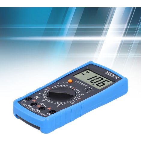 Multimètre numérique haute précision DT9205B, format de poche, entièrement protégé, résistant à la chaleur, mode avertisseur sonore, testeur de continuité/d'arrêt (1/5)