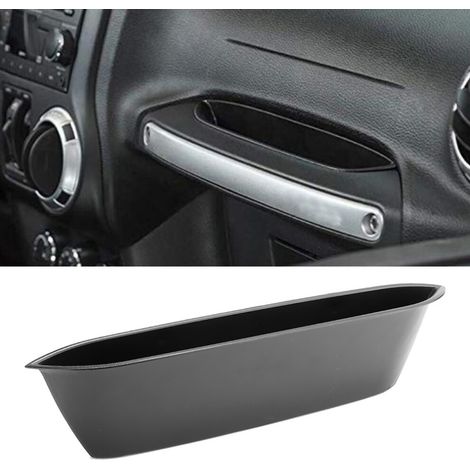 Vassoio portaoggetti lato passeggero (nero) per modelli Jeep Wrangler JK dal 2007 al 2017.