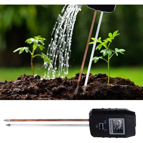Testeur de pH RZ97 : Acidité/alcalinité du sol, intensité lumineuse des plantes, pH simple, humidité et mesure de l’humidité. (1/5)