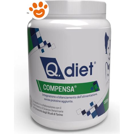 Q. Diet Dog&Cat Compensa Mangime Complementare - Confezione 250 Gr -