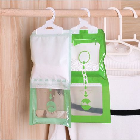 5 Pack Dehumidifier Bags, Hanging Cabinet Moisture Proof Dehumidifier for Kitchen or Bathroom Dehumi (1/5)