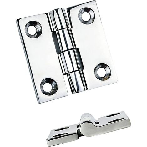 Lot de 2 charnières marines robustes en acier inoxydable pour portes à forte capacité de charge (1/5)