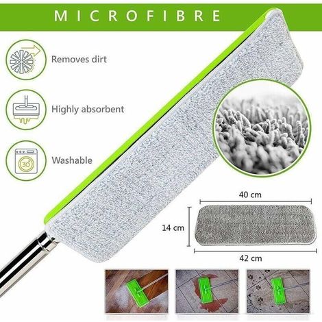 Testine di ricambio per scope a vapore: 4 pezzi in microfibra ultra assorbente, lavabili e riutilizzabili.