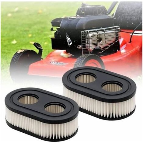 2 Stück Rasenmäher-Luftfilter, Luftfilter für Briggs & Stratton 798452 und 5432 Motorteile, Rasenfilter geeignet für den Garten (1/5)