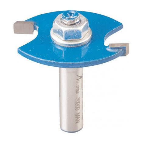 Fresa kwb 754020 carburo 2 filos de corte (1/4)