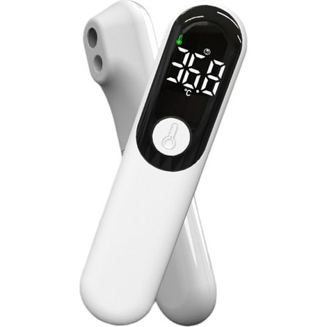 Thermomètre Digital Frontale Infrarouge sans Contact, Thermomètre Rechargeable, °F/°C, Mesure Instantanée de la Température, pour Bébés, Enfants et Adultes