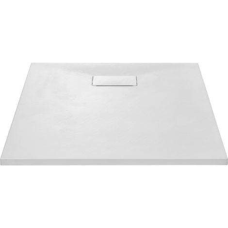 Plato de ducha plato de ducha rectangular baño interior hogar orificio de desagüe estándar de 9 cm smc 100 x 80 cm blanco 020003445 (1/5)