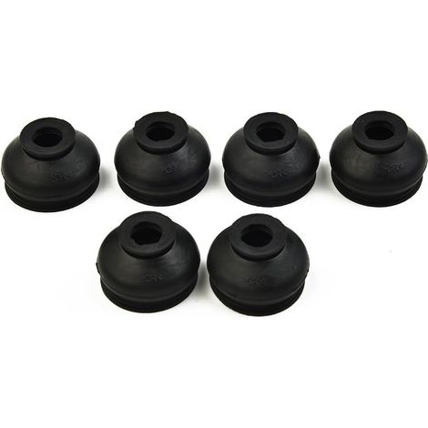 6 Pcs Car Wheel Centre Caps Dust Proof Rubber Ball Joint Cap Rubber Boot Cover For Steering Rod End Cap Suspension Ball Joint For Car Motorcycle Steering (1/5)