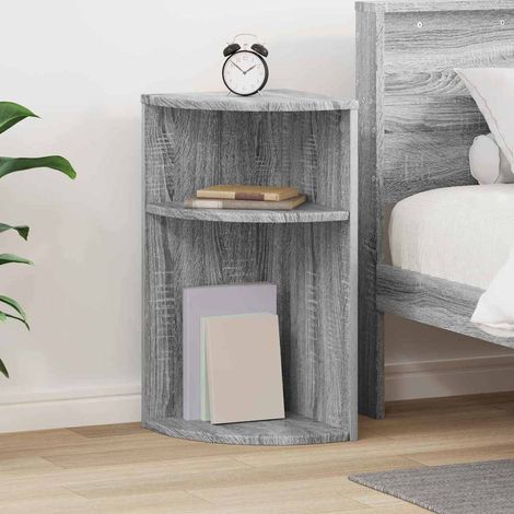 vidaXL Table d'appoint Gris Sonoma 29,6 x 29,6 x 60 cm (1/5)