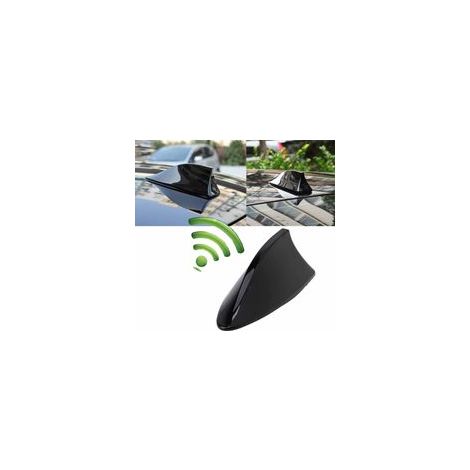 Antenne aileron de requin universelle, signal AM/FM, étanche, noire – (1/3)