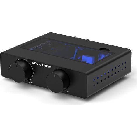 Amplificateur Stéréo A5 TPA3255, Mini Amplificateur de Puissance Audio HiFi 600 W Classe D pour Système Home Cinéma, Enceinte Colonne Passive avec Filtre Passe-Haut et Alimentation 48 V (1/5)