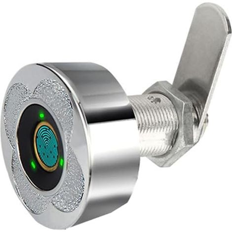Serrure de Tiroir à Empreintes Digitales, Mot de Passe, Serrure de Boîte Aux Lettres, Serrure Biométrique de Tiroir, Serrure Électronique Sans Clé Rechargeable, Installation Facile ( (1/5)