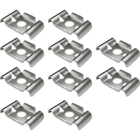 Edelstahl-Drahtbinder, 10 Stück, für starren Draht – Garten, Zaun, Einfahrt, Garage, Terrasse, für Damen und Herren (1/5)