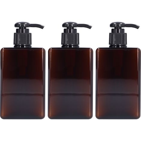 Flacon pompe vide 280ml pour savon liquide - Lot de 3 - Récipient pratique pour voyage (1/5)