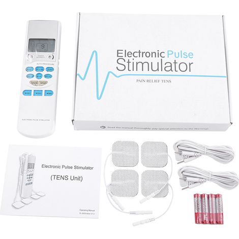 Stimulateur portatif de thérapie de relaxation de corps de masseur d'impulsion électronique tenu dans la main (1/5)