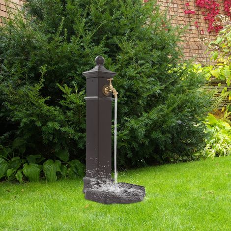 Colonna acqua esterno con rubinetto, rubinetto idrante terreno indipendente, colonna acqua retro per giardino fattoria pascolo cortile irrigazione lavaggio (1/5)