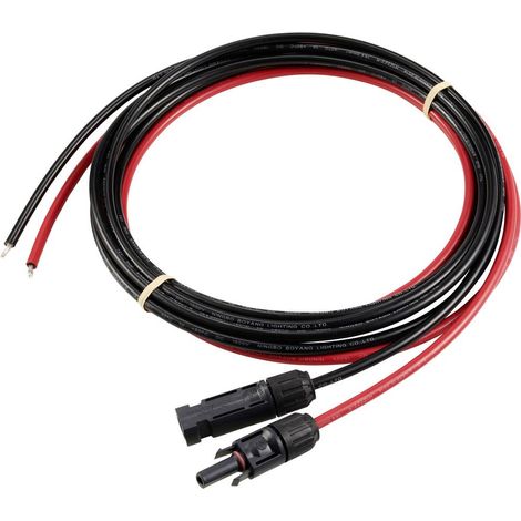 Sygonix SY-6408050 Solarstecker auf offenes Ende Cavo solare 6 mm² Lunghezza cavo 3 m (1/4)