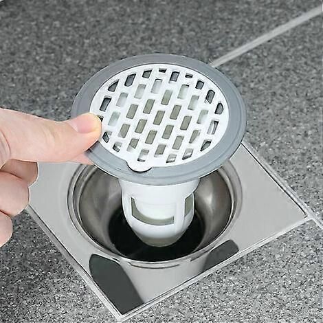 Clapet anti-retour pour bonde de douche, clapet anti-retour désodorisant à canal central, adapté aux joints d'étanchéité des canalisations de salle de bain et de sol (1/5)