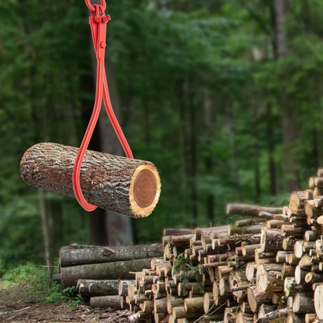 2 Klaven Holz heben Klammern, Baum heben, Sportwerkzeuge, geeignet für LKW, Roller, ATV， Traktor Stuhl