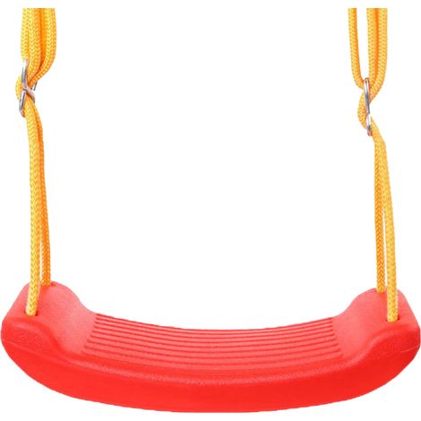 Balancelle enfant rouge avec sangle antidérapante réglable, corde résistante à la déchirure, siège de balançoire pour parc, usage extérieur (1/5)