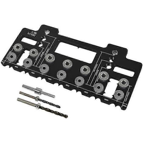 Gabarit de centrage automatique en alliage d'aluminium durable. outil de travail du bois 2 en 1 (1/5)