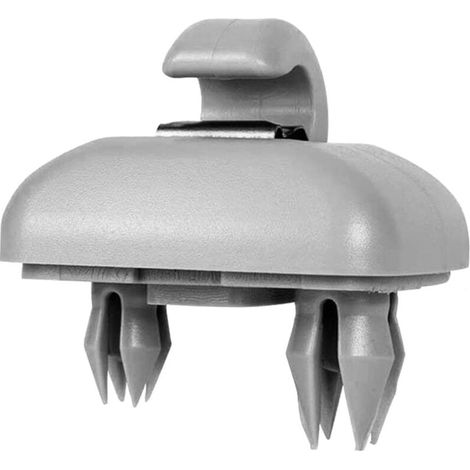 Clip para parasol de coche, gancho para parasol de coche, para Audi A1, A3, A4, A5, Q3, Q5 (8E0, 857, 562) A7, B6, B7, B8, S4, S5, gris (1/5)