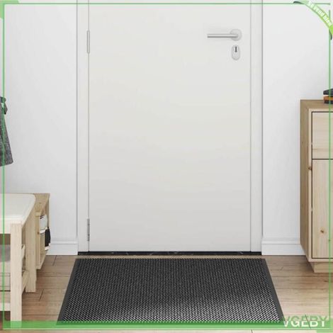 Paillasson - FAFEISY - 4105550 - Anthracite - 80x120 cm - Polypropylène antidérapant (1/5)