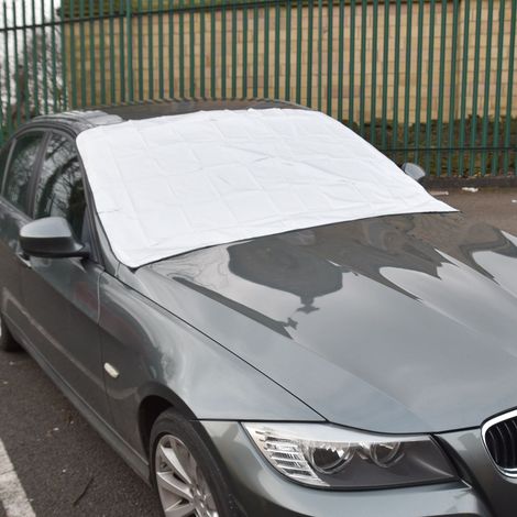 MAGNETIC CAR WINDSCREEN COVER ICE FROST SHIELD SNOW DUST PROTECTOR SHADE CIARA (1/5)