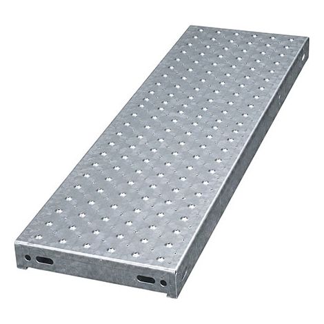 Pavimento industriale - Acciaio zincato - Dimensioni 4,00 x 0,24m - TOLPICOT-240-ACG (1/5)