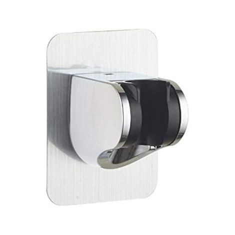 Support de douche, Autocollant Support de Pomme de Douche Mural Détachable Avec à Angle Réglable, Imperméable 1PCS (1/4)