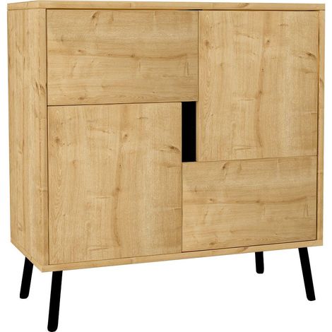 Anrichte aus Holz "Darien" - 76 x 35 x 79 cm - Beige