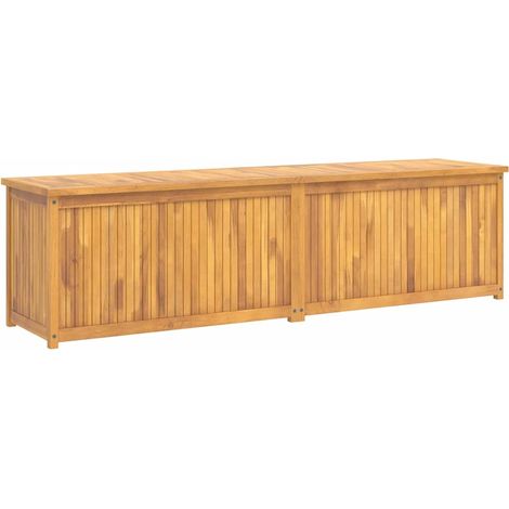 Garden Box 200x50x55 cm Solid Wood Teak vidaXL (1/5)