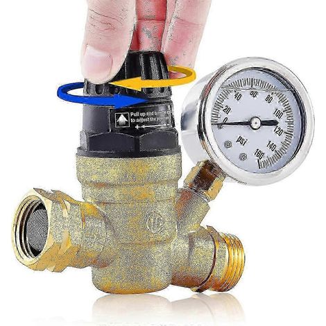 Régulateur de pression d'eau pour VR, réducteur de pression d'eau réglable (1/5)