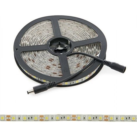 Streifen mit 300 LEDs 72W 3948Lm CRI85 2700ºK SMD5050 12VDC IP65 x5M 40.000H [PL219010WW]-Warmweiß