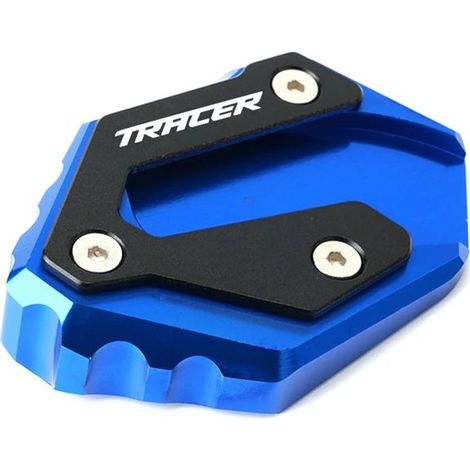 (Bleu) Compatible avec YAMAHA TRACER9 /gt 7/gt MT09 SP MT07 tracer 900 /gt 700 /gt 2021 2022 Béquille latérale, extension et support maxpower (1/2)